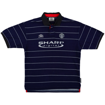 1999-00 Manchester United Away Shirt - 9/10 - (M.Boys)