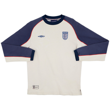 2002-04 England Umbro Sweat Top - 5/10 - (M)