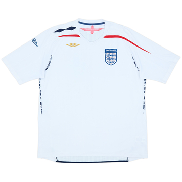 2007-09 England Home Shirt - 5/10 - (XXL)