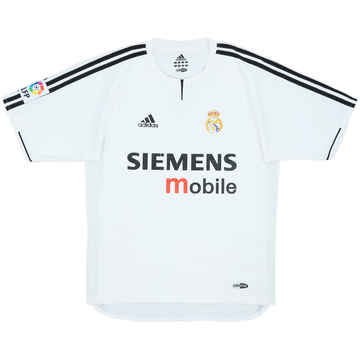 2003-04 Real Madrid Player Issue Home Shirt - 5/10 - (S)
