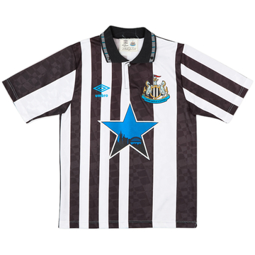1991-93 Newcastle Home Shirt - 9/10 - (L.Boys)
