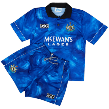 1993-95 Newcastle Away Shirt & Shorts - 9/10 - (L.Boys)