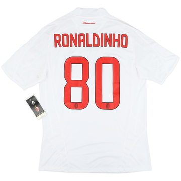 2008-09 AC Milan Away Shirt Ronaldinho #80 (M)