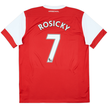 2010-11 Arsenal Home Shirt Rosicky #7 - 5/10 - (L)