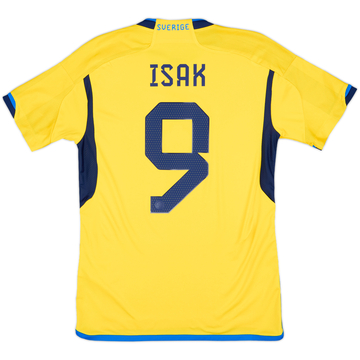 2022-23 Sweden Home Shirt Isak #9 - 8/10 - (S)
