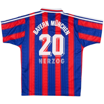 1995-97 Bayern Munich Home Shirt Herzog #20 - 5/10 - (S)