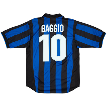 1998-99 Inter Milan Home Shirt Baggio #10 - 8/10 - (S)
