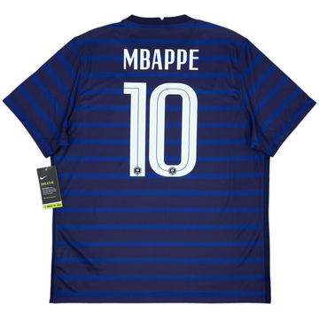 2020-21 France Home Shirt Mbappe #10 (XL)