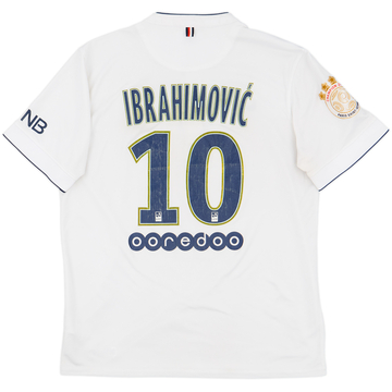 2014-15 Paris Saint-Germain Away Shirt Ibrahimovic #10 - 5/10 - (L)