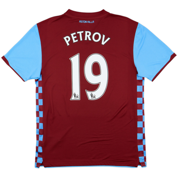 2010-11 Aston Villa Home Shirt Petrov #19 - 9/10 - (L)