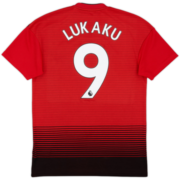 2018-19 Manchester United Home Shirt Lukaku #9 - 8/10 - (S)