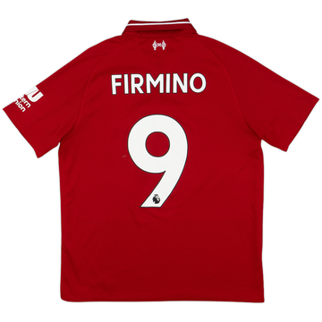 2018-19 Liverpool Home Shirt Firmino #9 - 7/10 - (S)