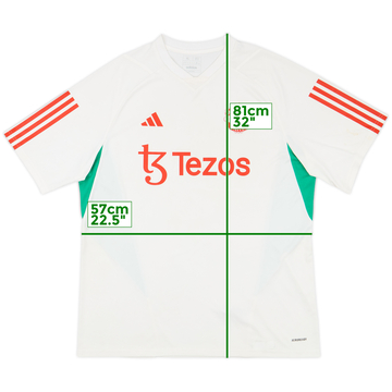 2023-24 Manchester United adidas Training Shirt - 9/10 - (XL)