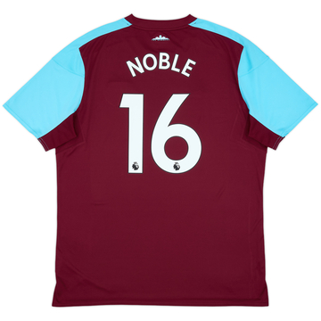 2017-18 West Ham Home Shirt Noble #16 - 10/10 - (XXL)