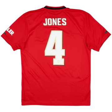 2019-20 Manchester United Home Shirt Jones #4 - 9/10 - (M)