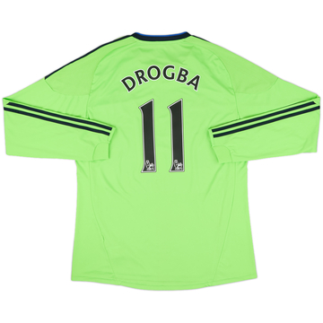 2010-11 Chelsea Third L/S Shirt Drogba #11 - 9/10 - (L)