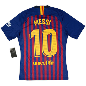 2018-19 Barcelona Player Issue Home Shirt Messi #10 (M)