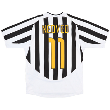 2003-04 Juventus Home Shirt Nedved #11 - 7/10 - (M)