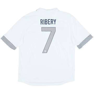 2012-13 France Away Shirt Ribery #7 - 8/10 - (XL)