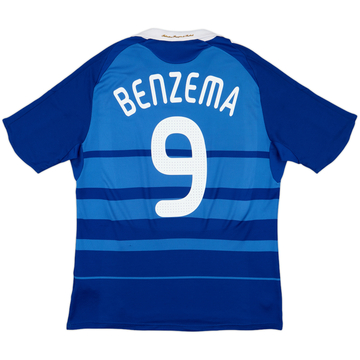2008-09 France Home Shirt Benzema #9 - 6/10 - (L)