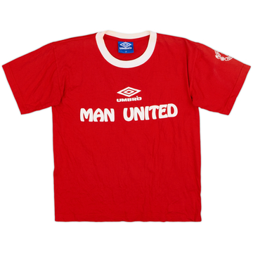 1992-94 Manchester United Umbro Cotton Tee - 6/10 - (L.Boys)