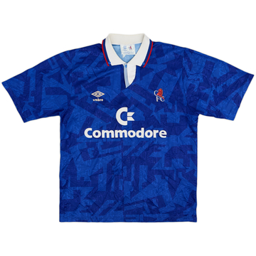 1991-93 Chelsea Home Shirt - 5/10 - (Y)