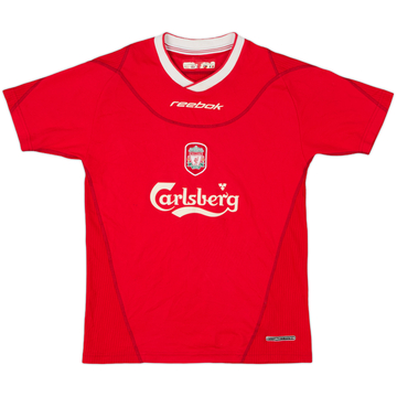 2002-04 Liverpool Home Shirt - 7/10 - (L.Boys)