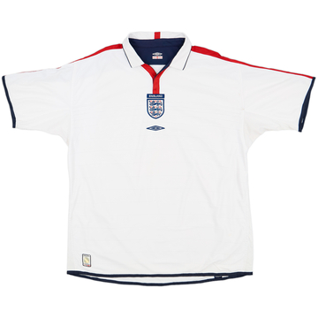 2003-05 England Home Shirt - 5/10 - (XXL)