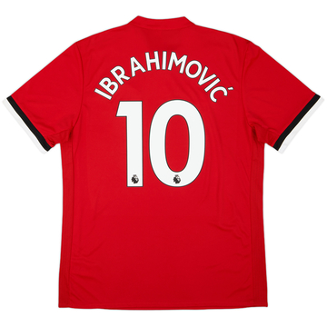 2017-18 Manchester United Home Shirt Ibrahimovic #10 (L)