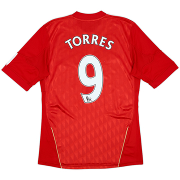 2010-12 Liverpool Home Shirt Torres #9 - 6/10 - (S)