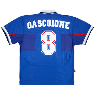 1997-99 Rangers Home Shirt Gascoigne #8 - 8/10 - (L)