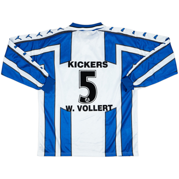 1998-00 Stuttgarter Kickers Home L/S Shirt W. Vollert #5 (XL)