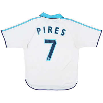 1999-00 Olympique Marseille Home Shirt Pires #7 - 6/10 - (S)