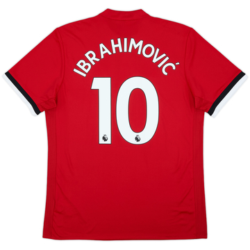 2017-18 Manchester United Home Shirt Ibrahimovic #10 (L)