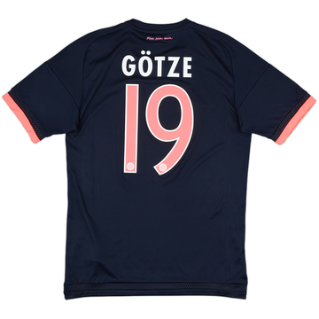 2015-16 Bayern Munich Third Shirt Gotze #19 - 10/10 - (S)