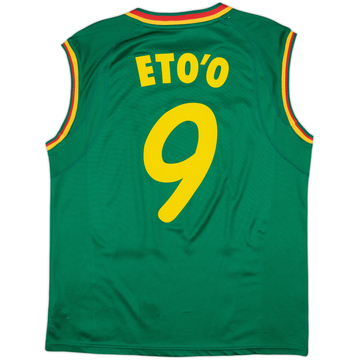 2002 Cameroon Home Vest Shirt Eto'o #9 - 9/10 - (L)