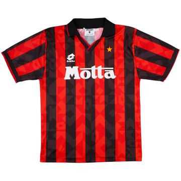 1993-94 AC Milan Home Shirt - 9/10 - (M)