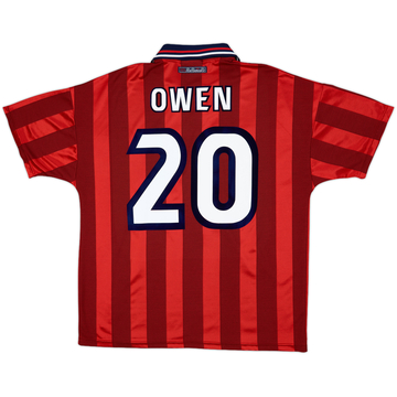 1997-99 England Away Shirt Owen #20 - 8/10 - (L)
