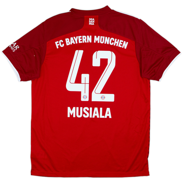 2021-22 Bayern Munich Home Shirt Musiala #42 (L)