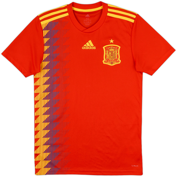 2018-19 Spain Home Shirt - 9/10 - (XS)