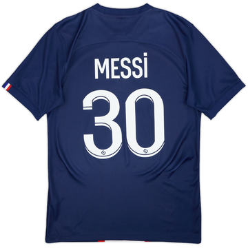 2022-23 Paris Saint-Germain Home Shirt Messi #30 - 7/10 - (S)