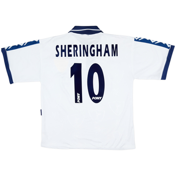 1995-97 Tottenham Home Shirt Sheringham #10 - 8/10 - (XL)