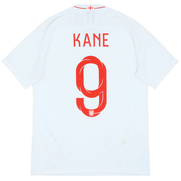 2018-19 England Authentic Home Shirt Kane #9 - 6/10 - (M)