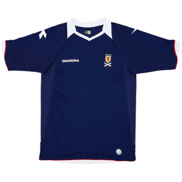 2008-09 Scotland Home Shirt - 9/10 - (L.Boys)