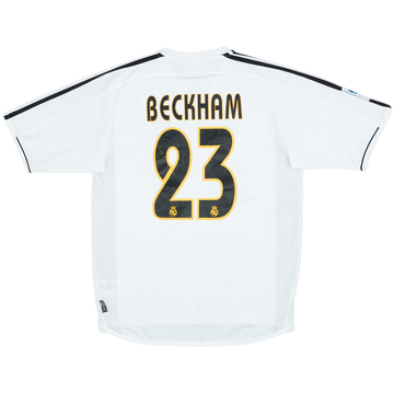2003-04 Real Madrid Home Shirt Beckham #23 (S)