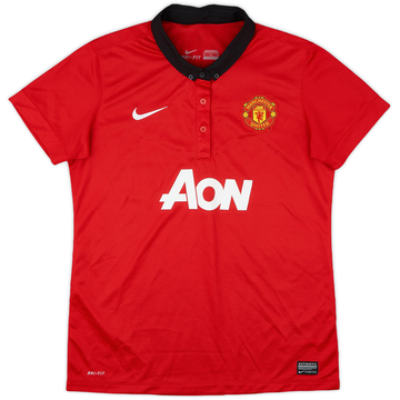 2013-14 Manchester United Home Shirt - 9/10 - (Women's M)