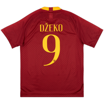 2018-19 Roma Home Shirt Dzeko #9 - 10/10 - (M)