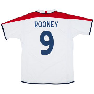 2003-05 England Home Shirt Rooney #9 - 6/10 - (L)