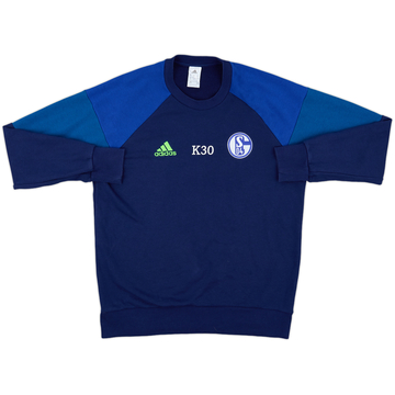 2016-17 Schalke Player Issue adidas Sweat Top K30 - 9/10 - (XL)