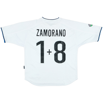 1999-00 Inter Milan Away Shirt Zamorano #1+8 - 7/10 - (M)